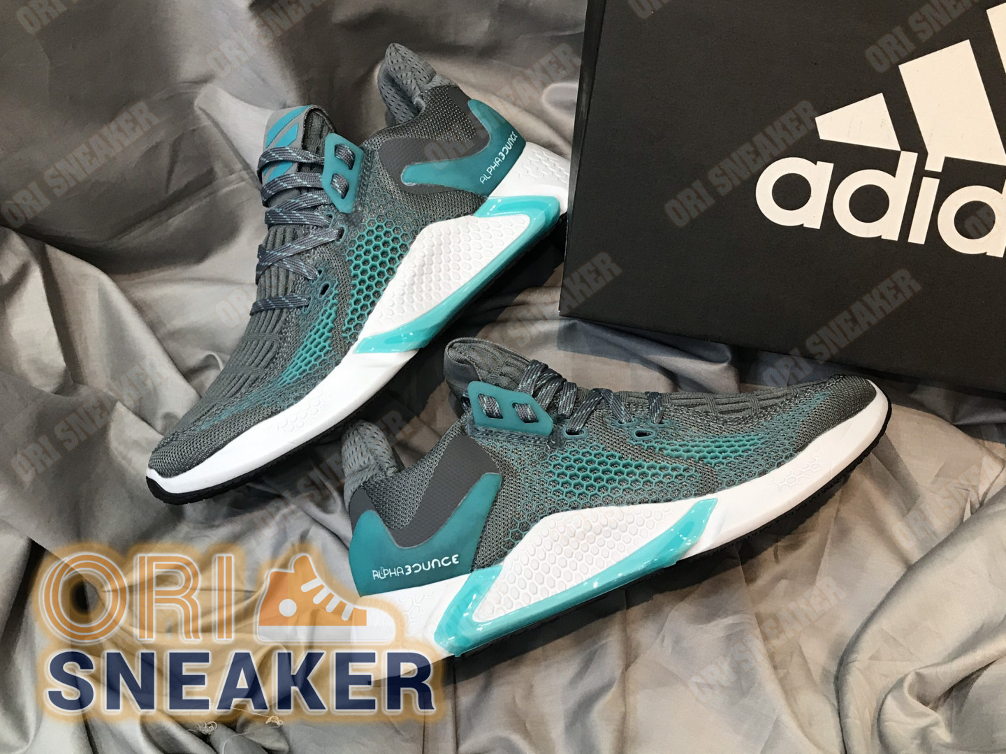 Adidas shop alphabounce turquoise