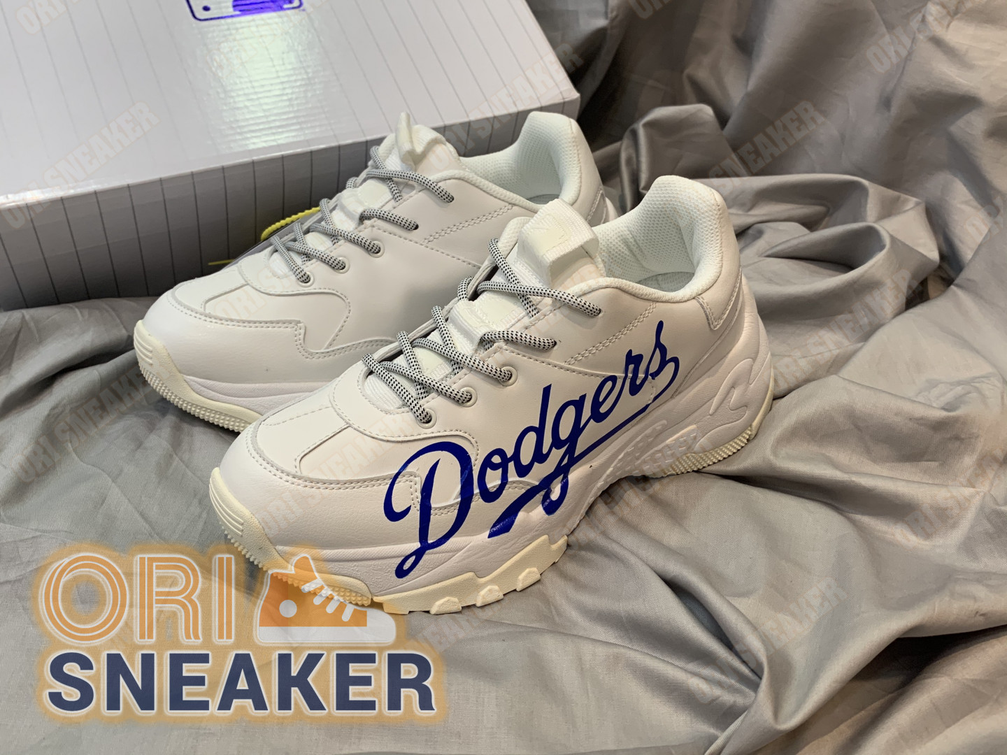 Giày MLB LA Dodgers Sneakers  Big Ball Chunky A  KO STORE  HÀNG HIỆU  CHÍNH HÃNG