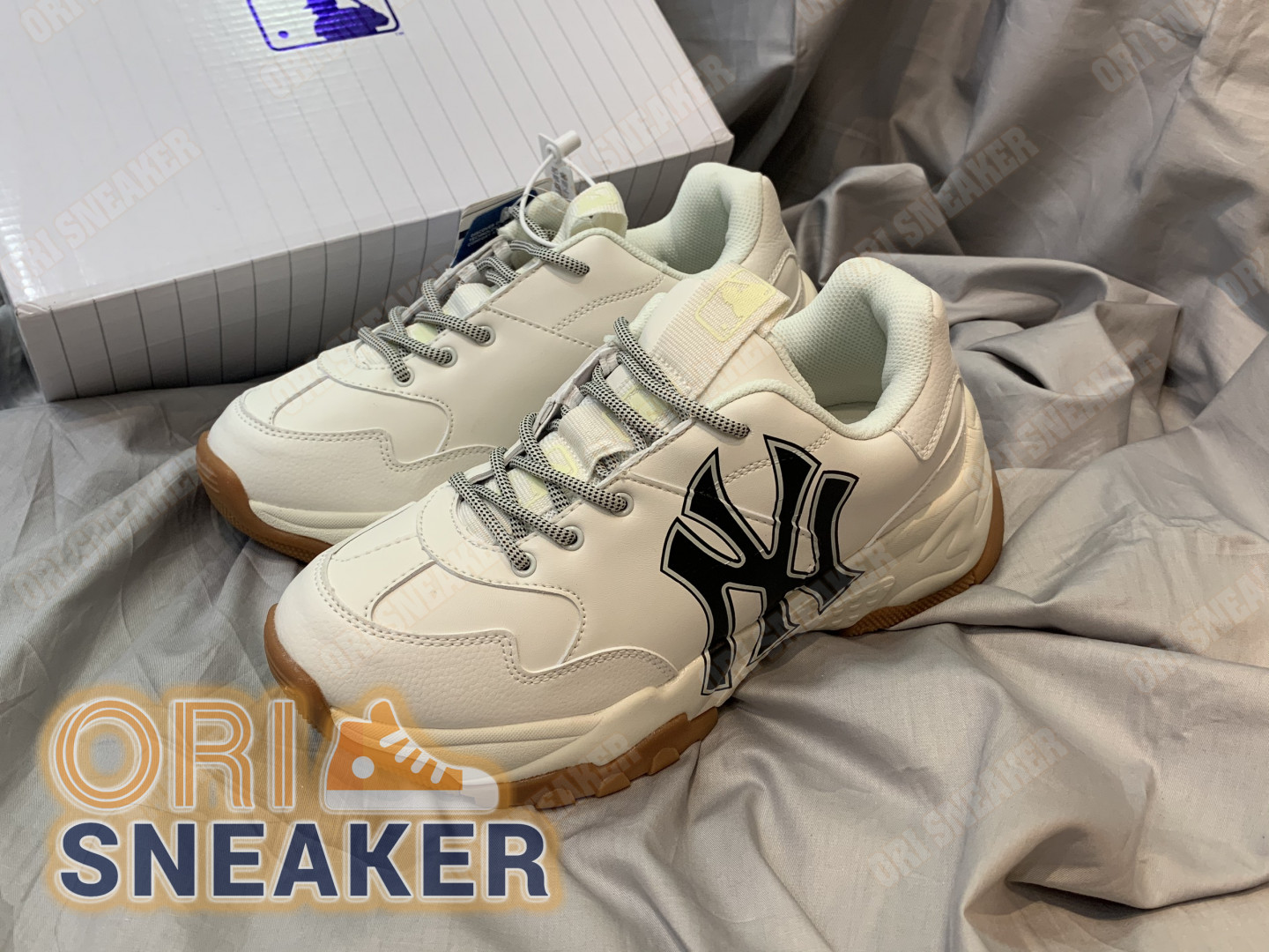 Giày MLB Bigball Chunky Embo New York Yankees 32SHC601150I  Sneaker Daily