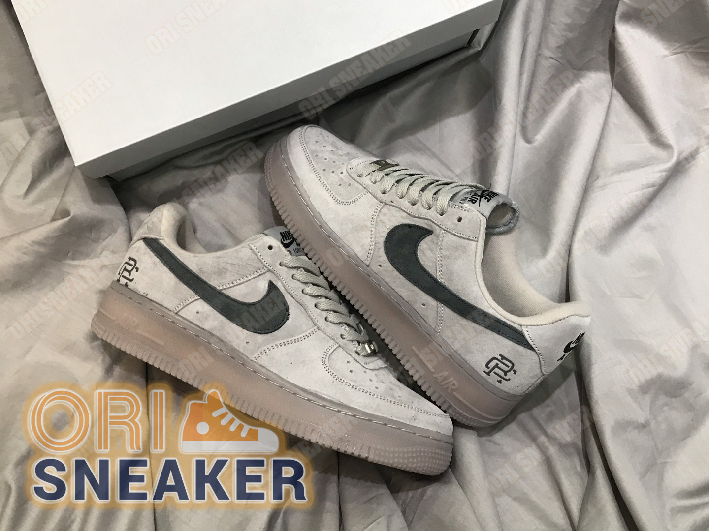 air force 1 in grey