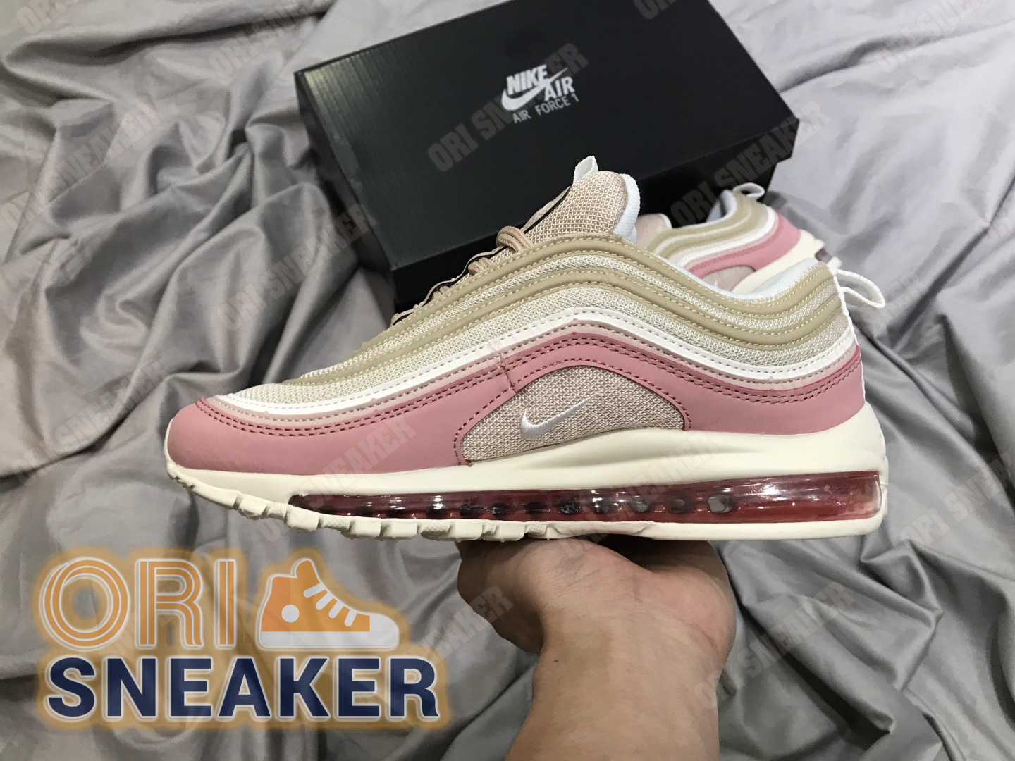 pink cream nike air max 97