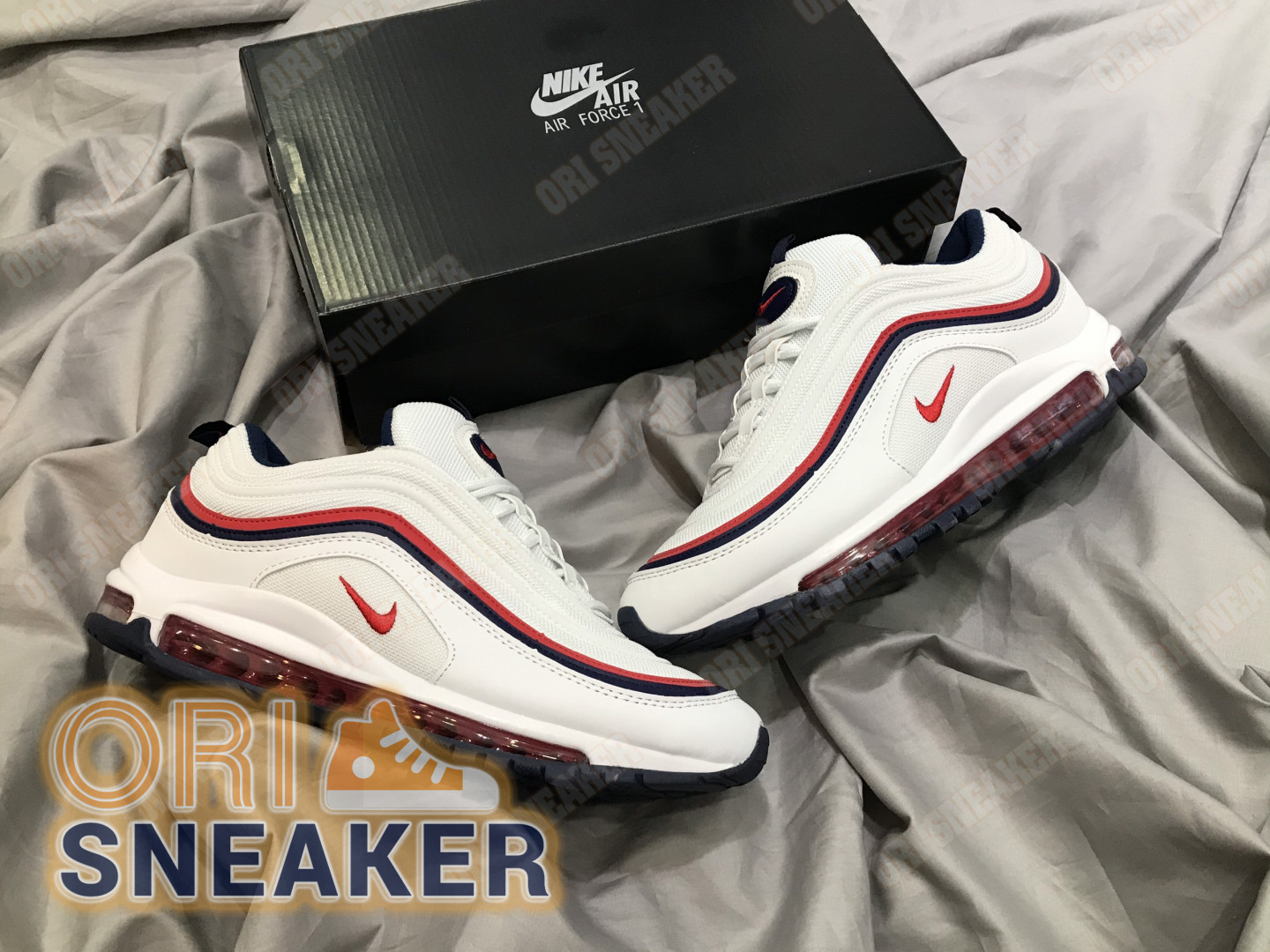 air max red and white 97
