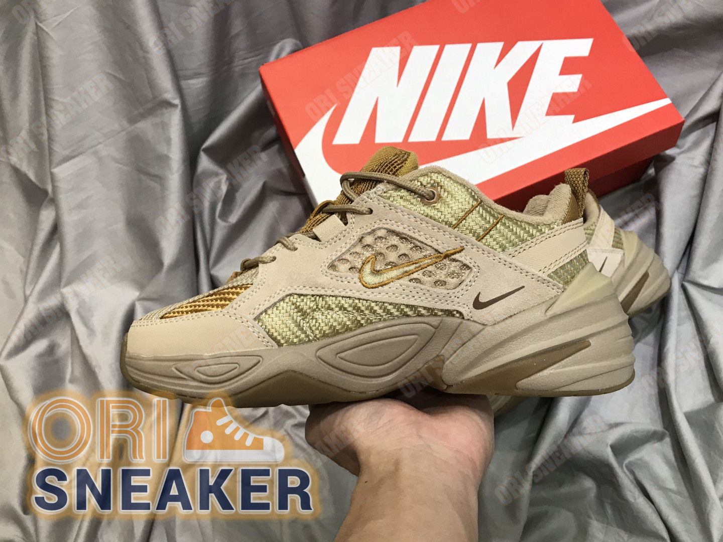 nike m2k tekno wheat