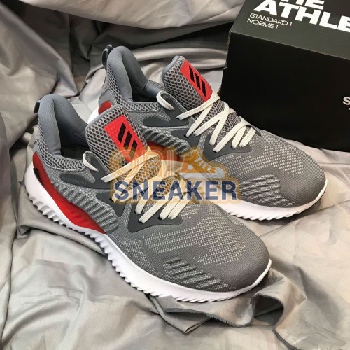 Adidas Alphabounce Beyond Grey Red 2018
