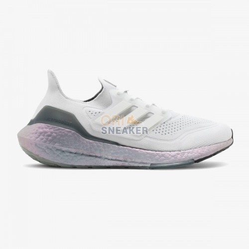 Adidas Ultra Boost 21 Crystal White Hazy Green