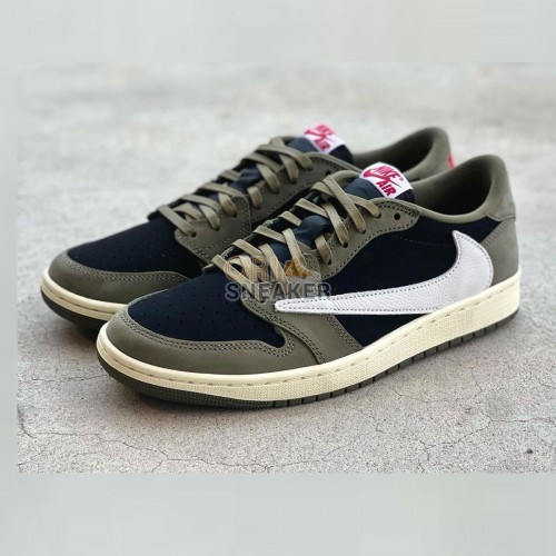 Air Jordan 1 Low Travis Scott Black Olive