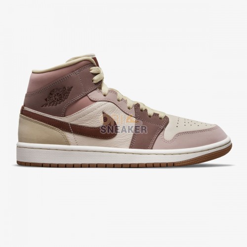 Air Jordan 1 Mid Red Bean