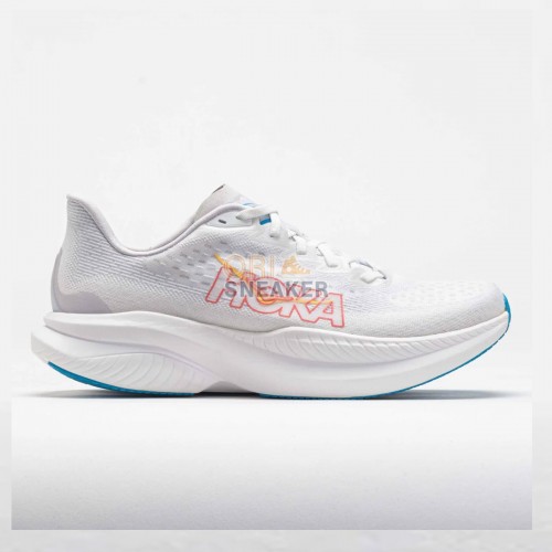 Hoka Mach 6 White/Nimbus Cloud