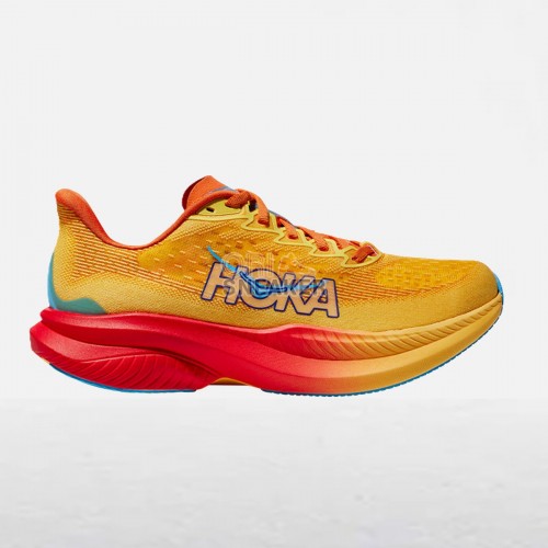 Hoka Mach 6 Wide Poppy Squash